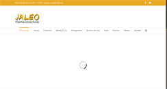 Desktop Screenshot of flamenco-jaleo.de