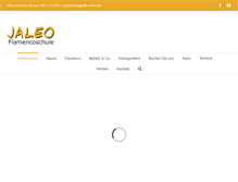 Tablet Screenshot of flamenco-jaleo.de